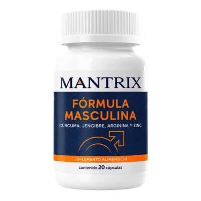 Frasco de MANTRIX Fórmula Masculina, 20 cápsulas